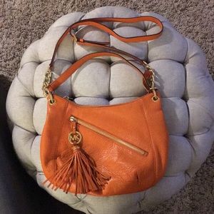 Orange Michael Kors crossbody